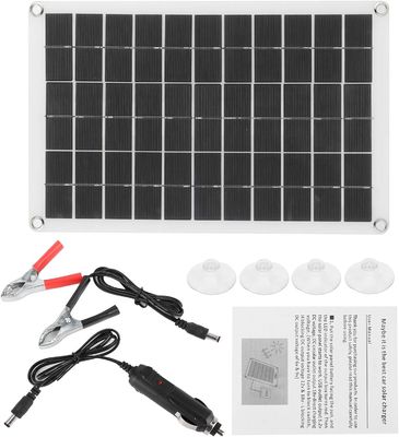 Lichte draagbare zonnepaneel monokristallijn cel 100W 12/24V USB-uitgang