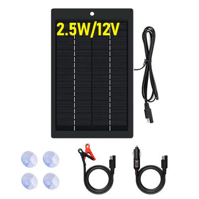5W zonnebatterij oplaadpanel kit monocristallijn draagbaar voor auto