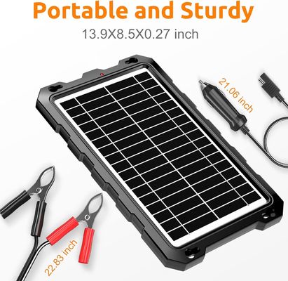 10W 12V zonnebatterij Trickle Charger aangedreven batterij onderhoud Marine