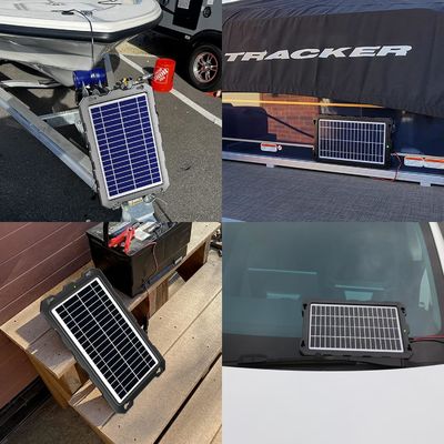 10W 12V zonnebatterij Trickle Charger aangedreven batterij onderhoud Marine