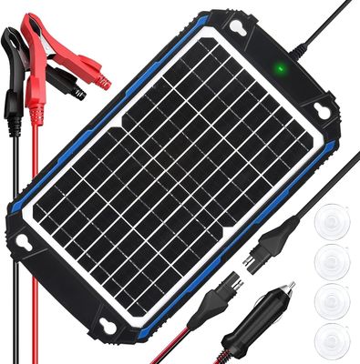12W 12V zonnepaneel Trickle Charger Zonne-aangedreven batterij onderhoud MPPT
