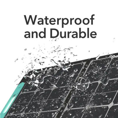100W vouwbaar monokristallijn zonnepaneel waterdicht IP68 voor thuiscamping