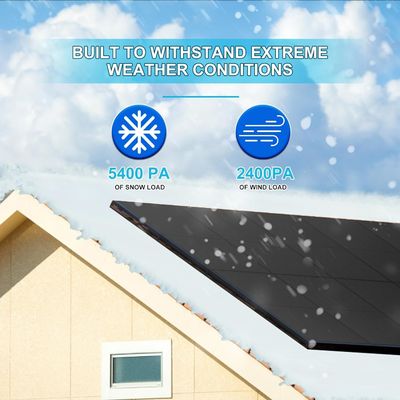 400W PV-monokristallijn bifaciale zonnepanelen Kit 10BB