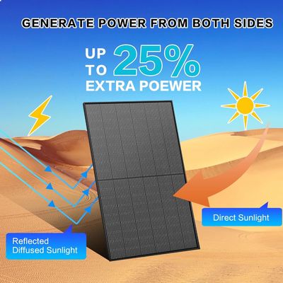 400W PV-monokristallijn bifaciale zonnepanelen Kit 10BB