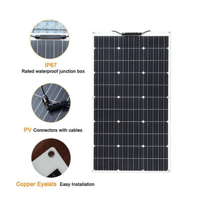 200W ETFE zonnepaneel Flexibel zonnepaneel PV PERC Monokristallijn FTET200