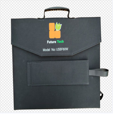 FT60 Opvouwbaar zonnepaneel 60w Charger Blanket Waterdicht IP65 met zwart