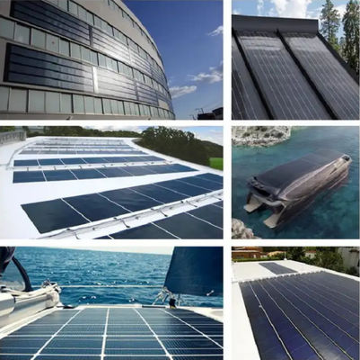 75 Watt flexibel zonnepaneel ETFE-paneel MC4 waterdicht voor eenvoudige installatie