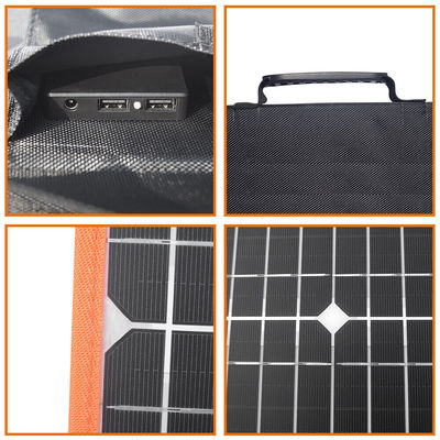 80W draagbaar zonnepaneel opvouwbaar backpacking lichtgewicht oplader voor buiten