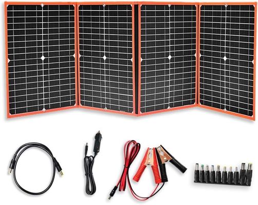 80W draagbaar zonnepaneel opvouwbaar backpacking lichtgewicht oplader voor buiten