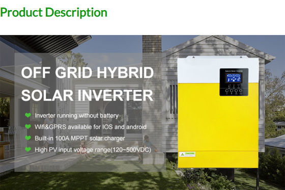FT3000 Off Grid Inverter Pure Sinus Wave Solar Inverter 3KW 110/120VAC met geel