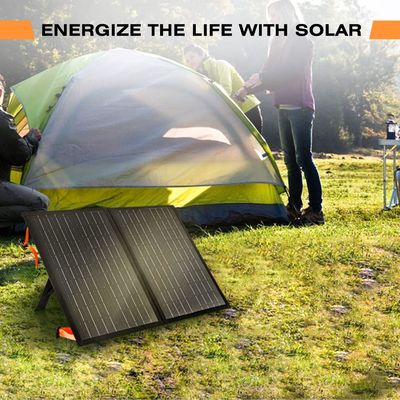 100W Off Grid vouwbare zonne-oplader draagbare zonnepanelen voor kamperen