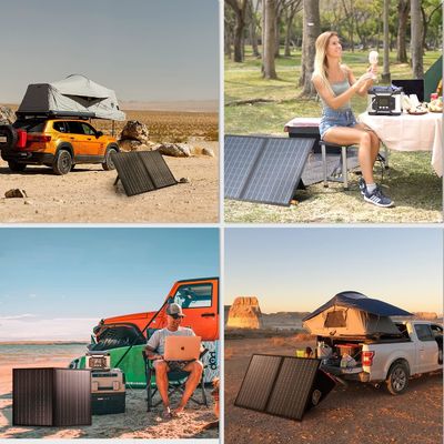100W Off Grid vouwbare zonne-oplader draagbare zonnepanelen voor kamperen