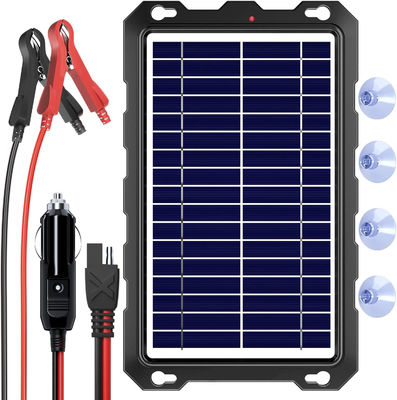 7.5W Draagbare RV Zonnebatterij Charger Zonne-Auto Battery Maintainer 12V