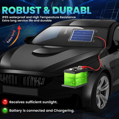 7.5W Draagbare RV Zonnebatterij Charger Zonne-Auto Battery Maintainer 12V