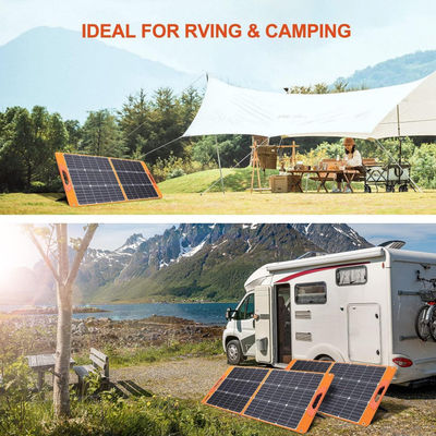 Opvouwbaar 100W RV Off Grid zonnestelselpakket voor kamperen