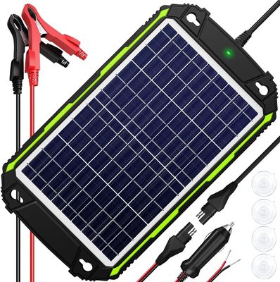 10W 12V waterdicht zonnebatterij oplader onderhoud voor auto boot Marine RV