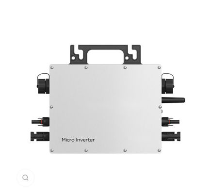 600W 2000W Solar Micro Inverter Klasse I Voor balkoncentrales met zwart en wit
