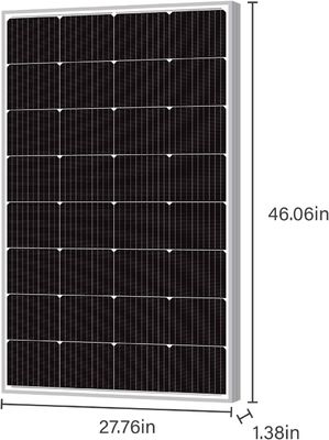 160W Off Grid Monocrystalline PV Cell Module Mono Poly Zonnepaneel 12V