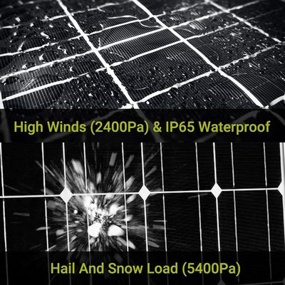 160W Off Grid Monocrystalline PV Cell Module Mono Poly Zonnepaneel 12V