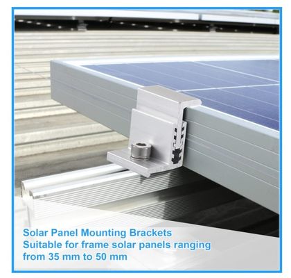 Verstelbare zonnepanelen Accessoires Grounding Gutter Kit Voor PV Montage System