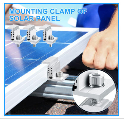 Verstelbare zonnepanelen Accessoires Grounding Gutter Kit Voor PV Montage System