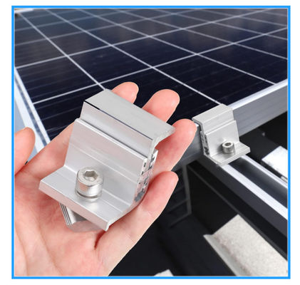 Verstelbare zonnepanelen Accessoires Grounding Gutter Kit Voor PV Montage System