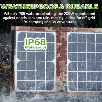 Mini-buitenvouwbare zonnecompressiepanelen voor buitenkamperen