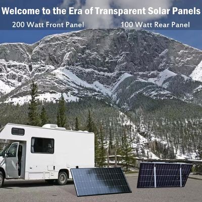 200W zonne-monocristallijn PV-panelen Module 12V 10BB Voor RV Home