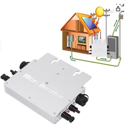 IP65 3000W 6000W Solar Micro Inverter On Grid AC120V 230V met wit en zwart