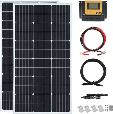 200 Watt 24V rigide zonnepaneel Monokristallijn module Off-grid systeem