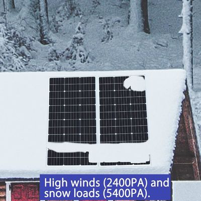 200 Watt 24V rigide zonnepaneel Monokristallijn module Off-grid systeem
