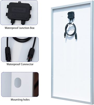 200 Watt 24V rigide zonnepaneel Monokristallijn module Off-grid systeem