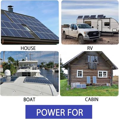 200 Watt 24V rigide zonnepaneel Monokristallijn module Off-grid systeem