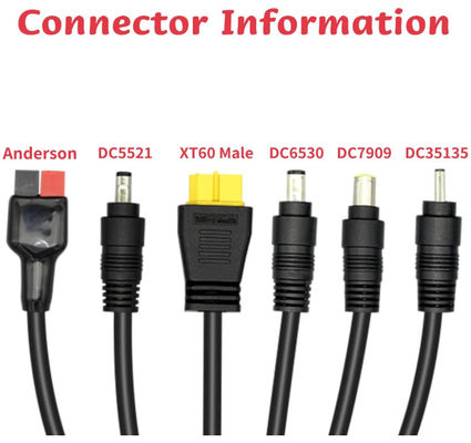 Y-splitter zonnepaneelaccessoires Verlengkabel met vrouwelijke en mannelijke connectoren