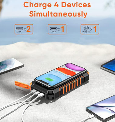 26800mAh aangedreven draagbare zonne-oplader voor Galaxy Phone Tablet