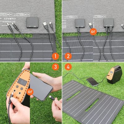 30 Watt draagbare balkon zonnepanelen Monokristallijn silicium waterdicht
