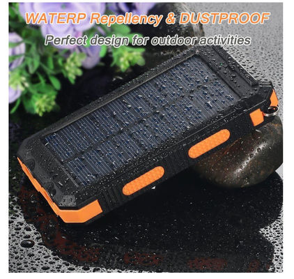 12v mono draagbare zonne-oplaadpaneel 38800mAh Power Bank voor mobiele telefoons