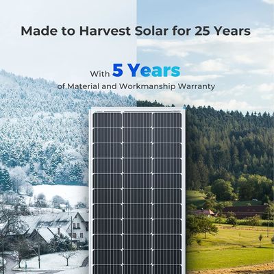 PV-monokristallijn balkon zonnepanelen 100 Watt 12V OEM
