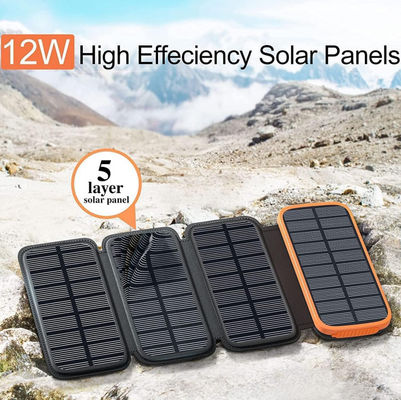 OEM 12V draagbaar zonnepaneel Zonne-energiebank oplader 27000mAh