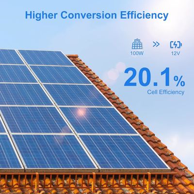 Polykristallijn balkon zonnepanelen uitgeschakeld 100 Watt 12 Volt