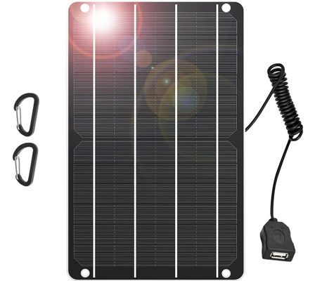 USB-siliciummonokristallijn draagbare zonnepanelen Nood 5V