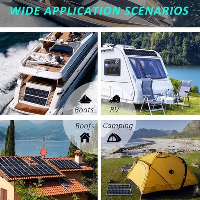 300W monocristallijn usb zonnepaneel kit voor camper 50A 12-24V