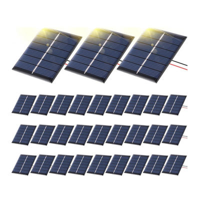 Polykristallijn draagbaar flexibel zonnepaneelcellen systeem 120 MA Voor zaklamp