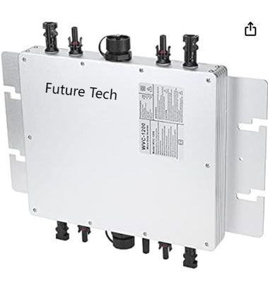 FTB1200 PV Solar Micro Inverter Power Generation System met wit