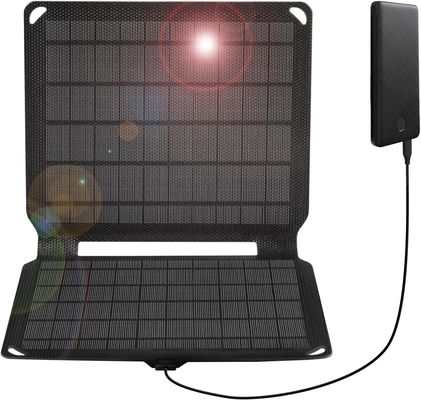 Draagbare monokristallijn zonnecellen voor noodgevallen ETFE zonnepaneelopladers 10W 5V