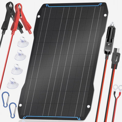 Waterdicht 30 Watt flexibel zonnepaneel Car Battery Charger Draagbaar