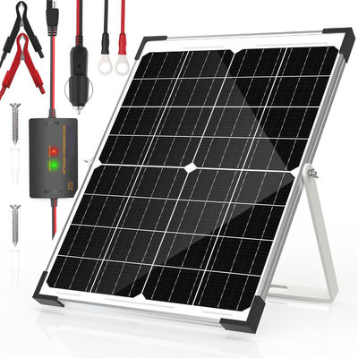 25W zonnebatterij Trickle Charger Maintainer 12V Voor auto motorfiets