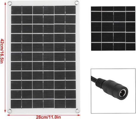 Lichte draagbare zonnepaneel monokristallijn cel 100W 12/24V USB-uitgang