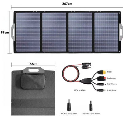 Draagbare solar vouwdek 400W IP67 waterdicht voor elektriciteitscentrale