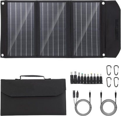 30W opvouwbare draagbare zonnepanelen voor buitenkamperen